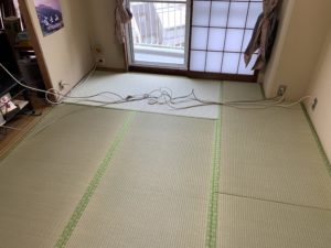 切りかけありの部屋