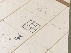 畳の敷き方の絵図