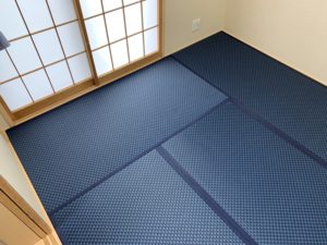 セキスイ市松インディゴにイズモM-15の施工例