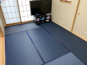 セキスイ市松インディゴにイズモM-15の施工例