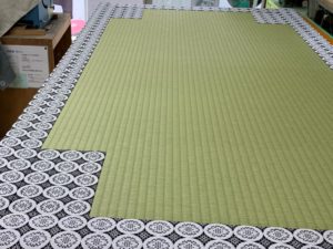 しわのない拝敷