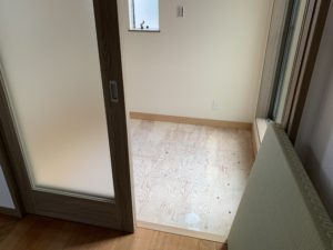 江戸川区縁無し畳の現場