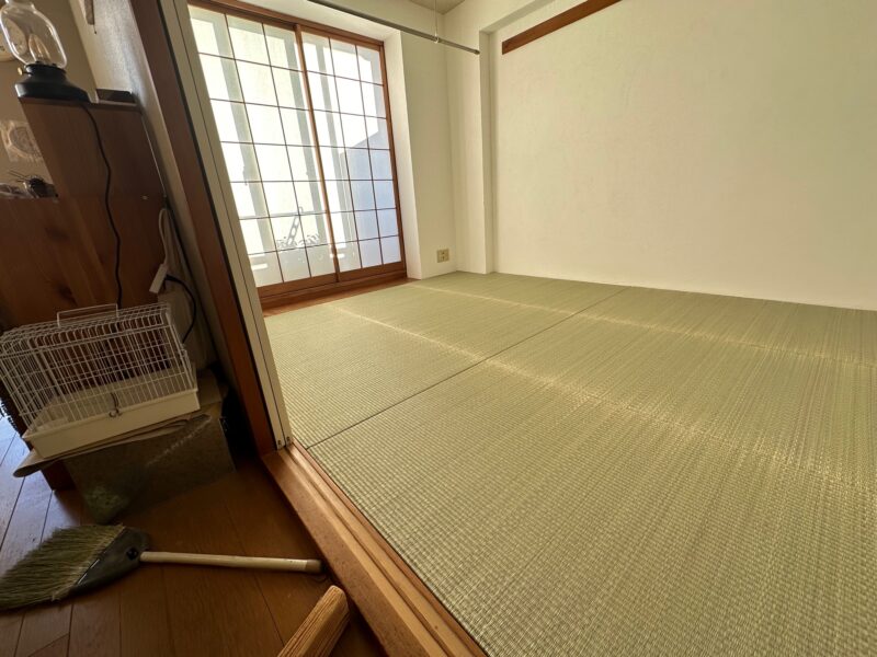 琉球畳の縁敷き
