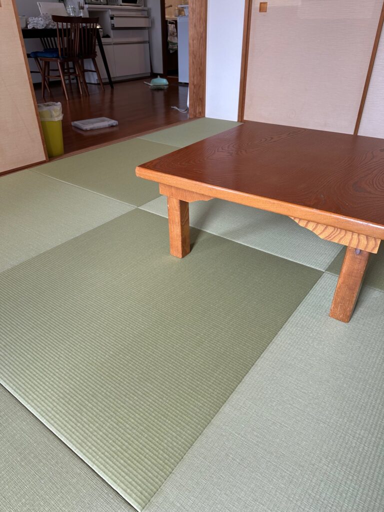 縁無し畳　ダイケン清流銀白色