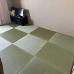 縁無し畳の表替え工事(熊本産目積表使用)