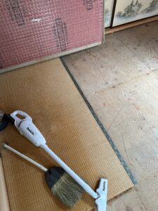 松戸市阿部邸床掃除